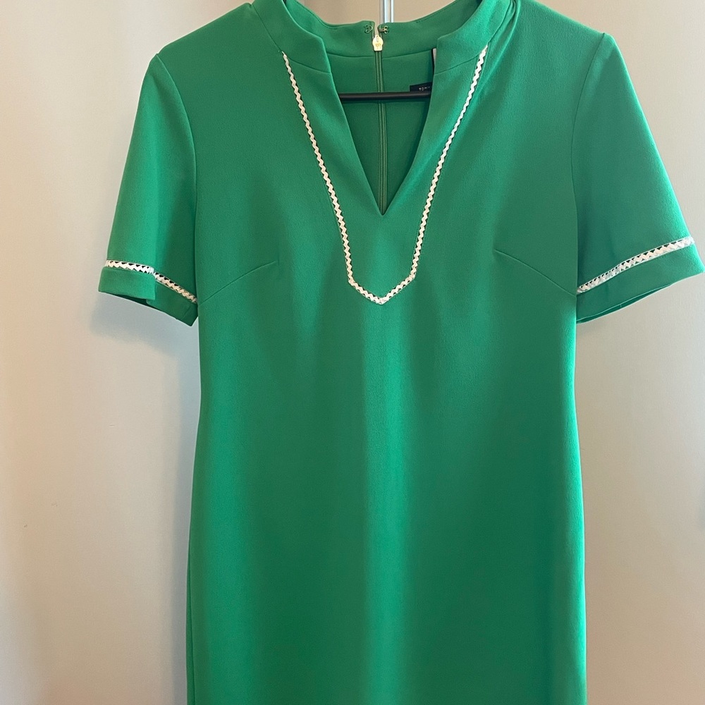 Brand new Tommy Hilfiger shift dress, green, size 10